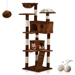 Produktbild von Rohrschneider Kratzbaum Marley Katzenbaum mit Katzenhöhlen und Kuschelnest