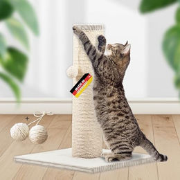 Produktbild von Rohrschneider Kratzbaum XL mit extra dickem Kratzstamm und Spielkugel