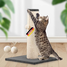 Produktbild von Rohrschneider Kratzbaum XL mit extra dickem Kratzstamm und Spielkugel