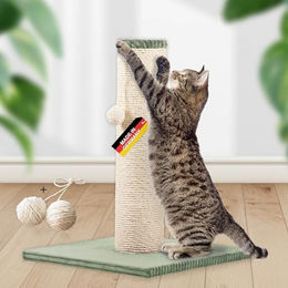 Produktbild von Rohrschneider Kratzbaum XL mit extra dickem Kratzstamm und Spielkugel