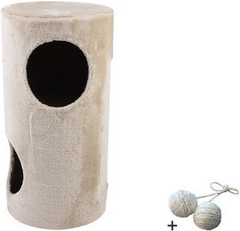 Produktbild von Rohrschneider Kratztonne Katzenturm mit Spielballset