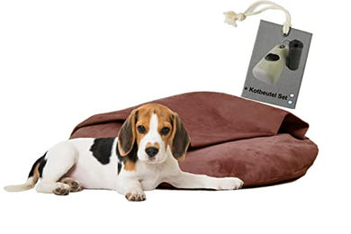 Rohrschneider Kuschelinsel Samt Valley Hundekissen M rosé – Bild 1 von 8