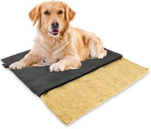 Rohrschneider mümmi Hundematte Hanf, abnehmbarer Cordbezug dunkelgrau 68 cm, 2 cm, 50 cm – Bild 1 von 3