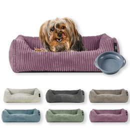Rohrschneider Tierbett Hundebett Cord für kleine – Bild 1 von 8