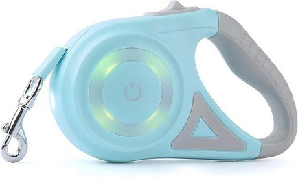 Produktbild von ROJECO Hundeleine mit LED-Beleuchtung und Taschenlampe