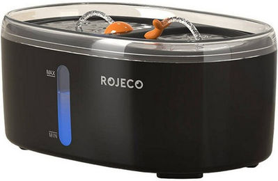 Produktbild von ROJECO Wasserspender Rojeco Trinkbrunnen 2,5L schwarz für Katzen & Hunde