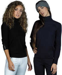 Produktbild von Rollkragenpullover Frau Flags&Cup Kotola