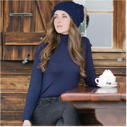 Produktbild von Rollkragenpullover Frau Flags&Cup Nastola