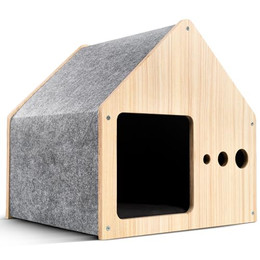 Produktbild von ROODZ 2-in-1 Kratz- & Loungehöhle für Katzen