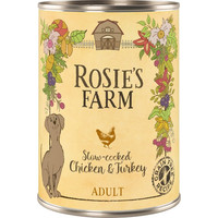 Produktbild von Rosie's Farm Adult Huhn & Truthahn - 6 x 400 g