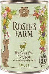 Produktbild von Rosie's Farm Adult Wild & Fasan mit Lachs - 6 x 400 g