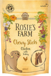 Produktbild von Rosie's Farm Kausnacks Hühnchen mit Truthahn - 5 x 70 g
