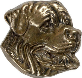Produktbild von Rottweiler Gedenktafel aus Kaltgussbronze