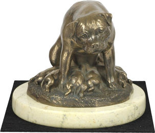 Produktbild von Rottweiler Hundefigur Hundesilhouette-Figur braun