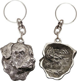 Produktbild von Rottweiler II Versilberter Hundeanhänger