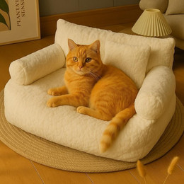 Produktbild von Roxlin Katzenliege Katzenbett Sofa flauschig & waschbar