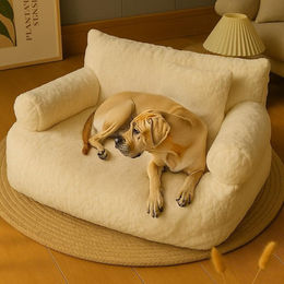 Produktbild von Roxlin Tierbett Hundebett Kleines Hundesofa Flauschig