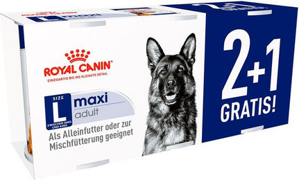 Produktbild von Royal Canin 2+1 gratis SHN Maxi Adult Loaf 410g