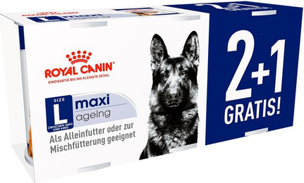Produktbild von Royal Canin 2+1 gratis SHN Maxi Ageing Loaf 410g