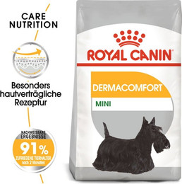 Produktbild von Royal Canin Dermacomfort Mini Trockenfutter für kleine Hunde mit empfindlicher Haut - 3 kg