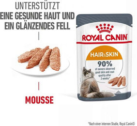 Royal Canin Hair & Skin Mousse - 12 x 85 g – Bild 1 von 8