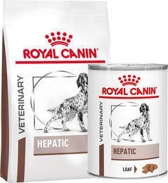 Royal Canin Hepatic Hond - 12 kg + 12 x 420 g – Bild 1 von 2