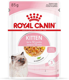 Produktbild von ROYAL CANIN KITTEN Nassfutter in Gelee für Kätzchen 48x85g