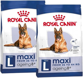 Produktbild von ROYAL CANIN MAXI Ageing 8+ Trockenfutter für ausgewachsene Hunde, große Rassen 30 kg (2 x 15 kg)