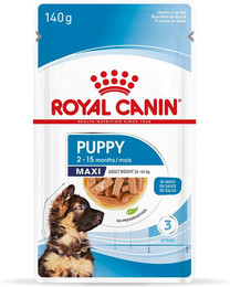 Produktbild von ROYAL CANIN MAXI PUPPY Welpenfutter nass für große Hunde 10x140g