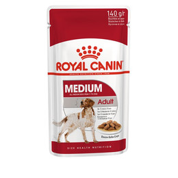 Produktbild von Royal Canin Medium Adult Nassfutter für mittelgroße Hunde - 10 x 140 g