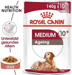 Produktbild von Royal Canin Medium Ageing 10+ Nassfutter für mittelgroße Hunde - 10 x 140 g
