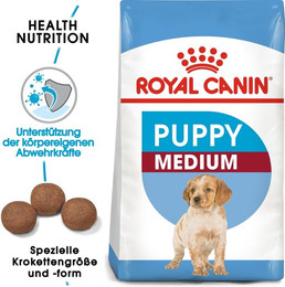 Produktbild von Royal Canin Medium Puppy Trockenfutter für Welpen mittelgroßer Rassen - 4 kg