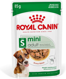 Produktbild von Royal Canin Mini Adult Nassfutter für kleine Hunde - 12 x 85 g