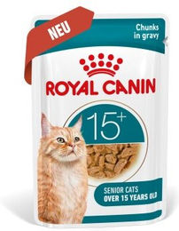ROYAL CANIN Nassfutter Katze, Senior Agening 15+, Sauce 12x85 g – Bild 1 von 3