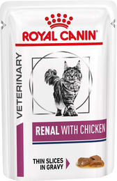 Royal Canin Renal Feline - Katze - 2 x 12 x 85 g Huhn Frischebeutel – Bild 1 von 2