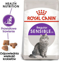 Produktbild von ROYAL CANIN SENSIBLE Trockenfutter für sensible Katzen 3 x 400 g