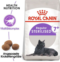 Produktbild von ROYAL CANIN STERILISED 7+ Trockenfutter für ältere kastrierte Katzen 20 kg (2 x 10kg)