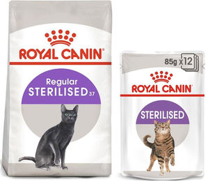 Produktbild von ROYAL CANIN STERILISED Trocken- und Nassfutter für kastrierte Katzen - 2 kg