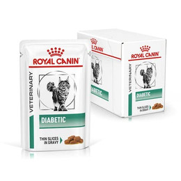 Produktbild von Royal Canin Veterinary Diabetic Nassfutter für Katzen - 12 x 85 g