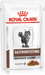 Produktbild von Royal Canin Veterinary Gastrointestinal Moderate Calorie Nassfutter für Katzen - 12 x 85 g