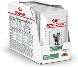 Produktbild von Royal Canin Veterinary Satiety Weight Management Nassfutter für Katzen - 12 x 85 g