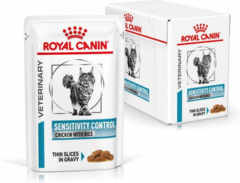 Produktbild von Royal Canin Veterinary Sensitivity Control Huhn mit Reis Katzenfutter - 12 x 85 g