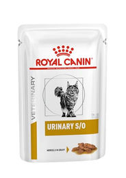 Produktbild von ROYAL CANIN Veterinary URINARY S/O Häppchen in Soße Nassfutter für Katzen - 48 x 85 g