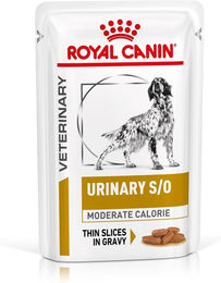 Produktbild von ROYAL CANIN Veterinary URINARY S/O MODERATE CALORIE Nassfutter für Hunde - 48 x 100 g