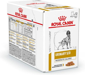 Produktbild von Royal Canin Veterinary Urinary S/O Moderate Calorie Nassfutter für Hunde - 12 x 100 g