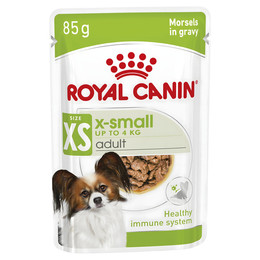 Produktbild von Royal Canin X-Small Adult Häppchen in Soße - 12 x 85 g