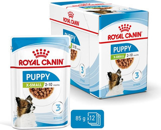 Produktbild von Royal Canin X-Small Puppy in Soße - 12 x 85 g