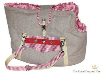 Produktbild von Royal Dog and Cats Hundetragetasche Almrausch rot