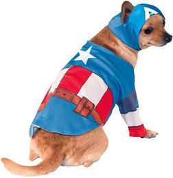 Produktbild von Rubie's Captain America Hundekostüm für Hunde
