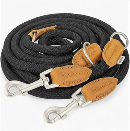 Produktbild von Rudelkönig Führleine Emma 2,30m verstellbar schwarz - 2,3 m